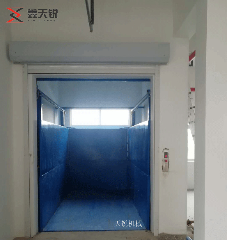 湖北上货专用导轨式升降货梯